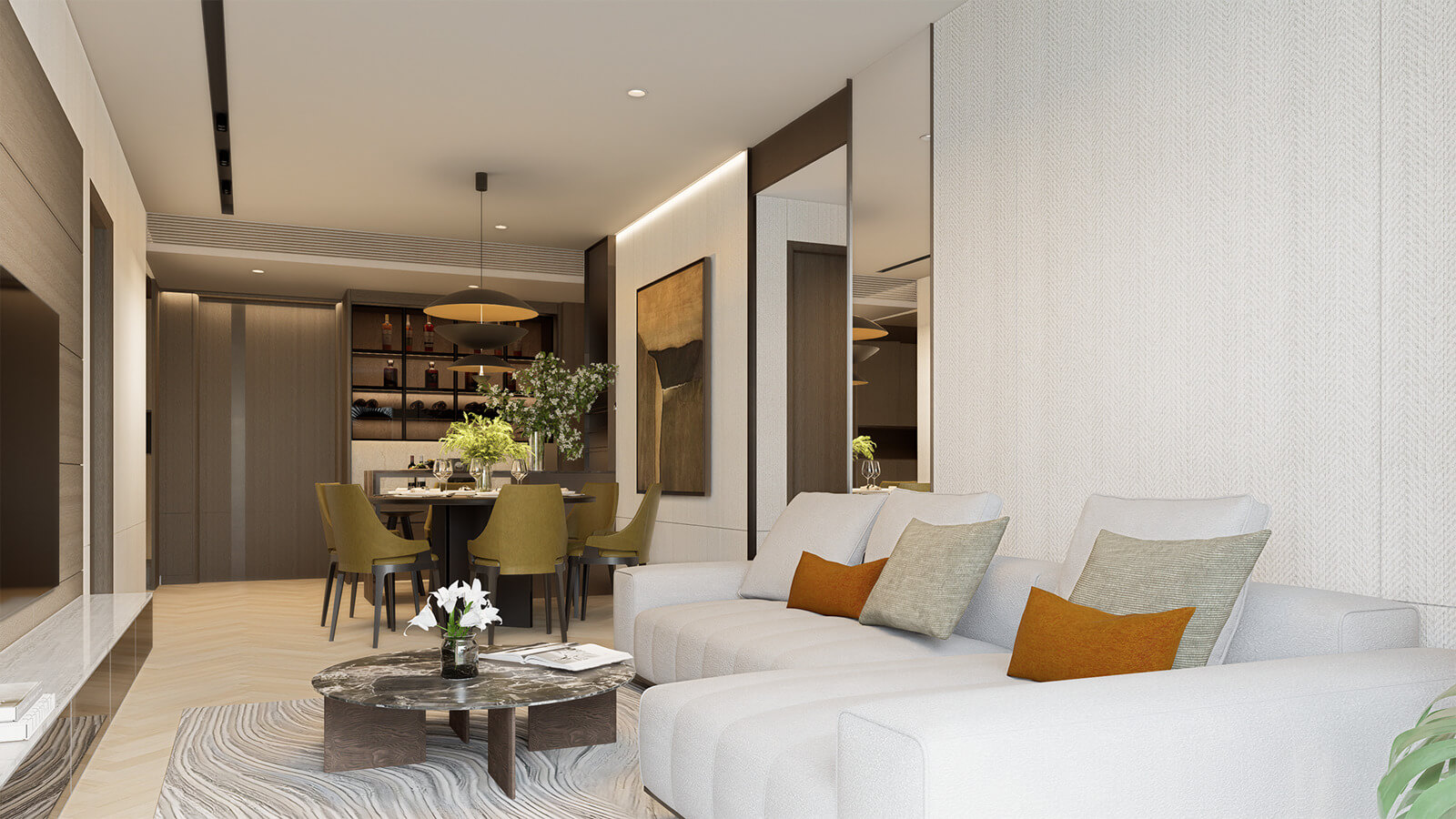 Căn hộ 3 phòng ngủ Sunshine Continental Hưng Yên