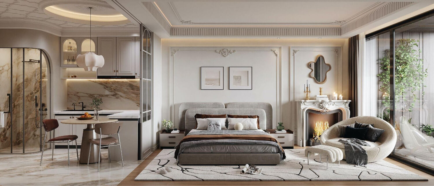 nội thất căn hộ sunshine Continental Hà Nội