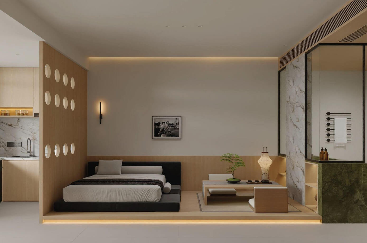 nội thất căn hộ sunshine Continental Hà Nội