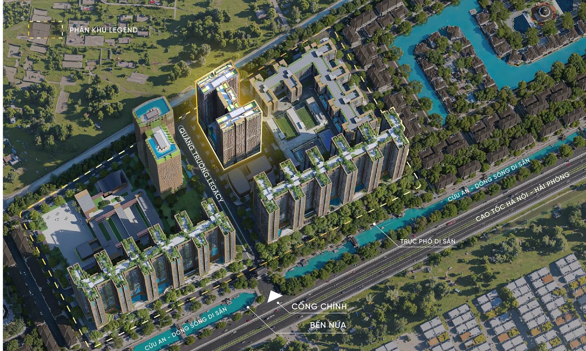 tòa s1 phân khu legend dự án sunshine Continental Hà Nội