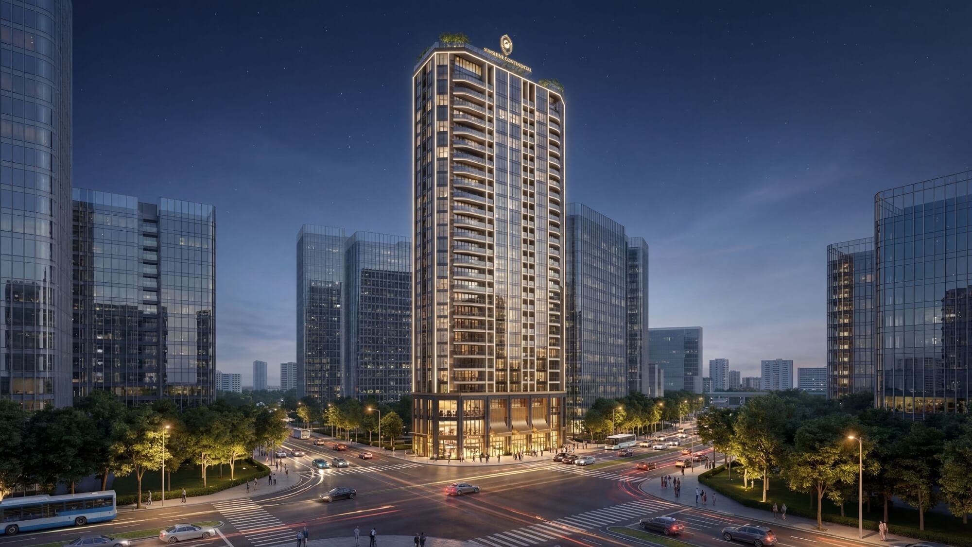 dự án sunshine continental trần bình